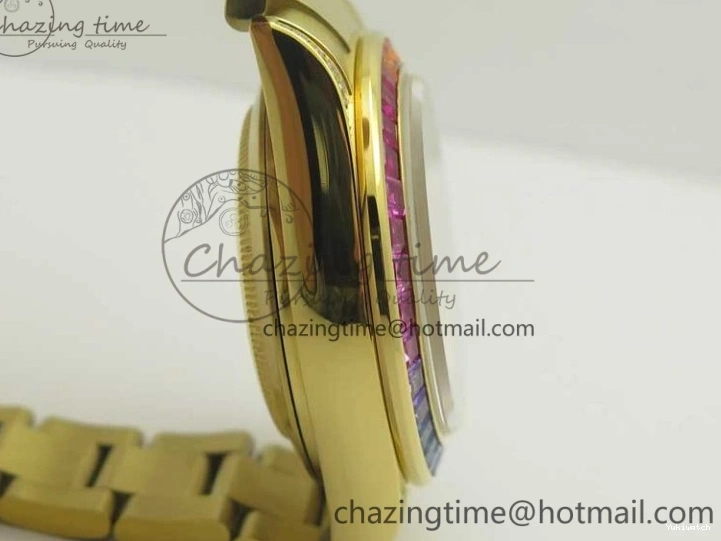 Edition Crystal Best BLF Bracelet on Black Dial YG YG Rainbow Daytona A4130 116589RBOW 0316